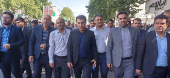 عکس | حضور اعضای جهاددانشگاهی لرستان در مراسم تشییع شهدای حمله رژیم صهیونیستی به خرمآباد